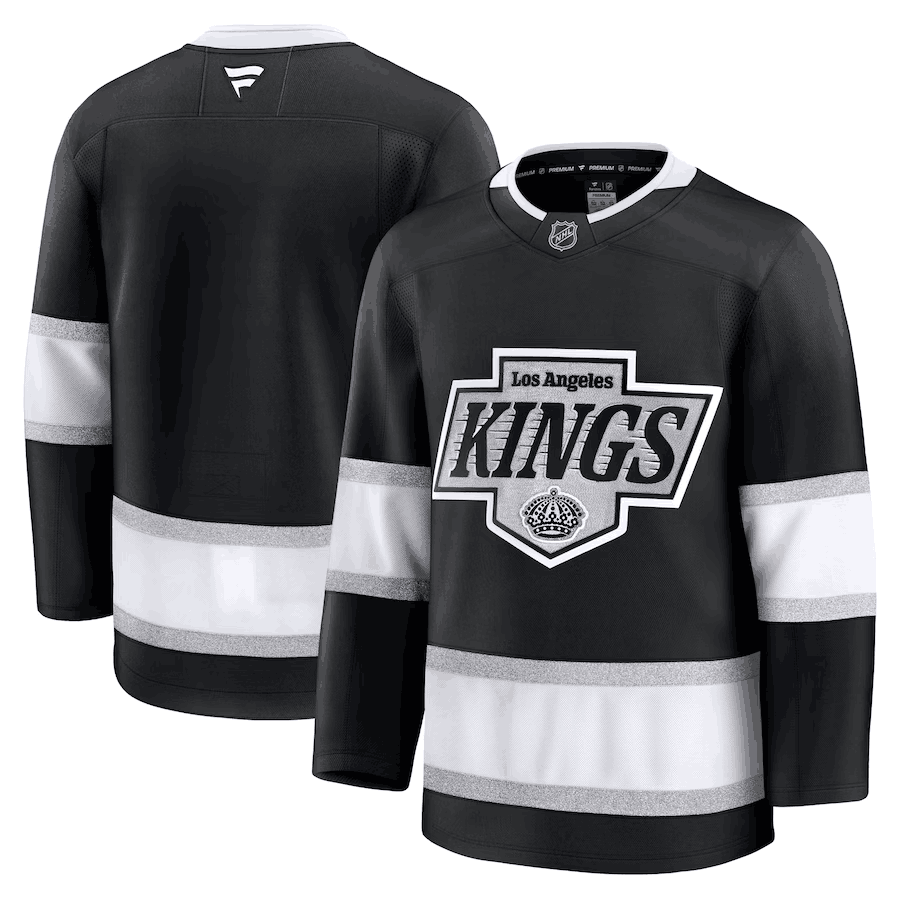 Los Angeles Kings Blank Black 2024-25 Home Stitched Jersey - Zenithce