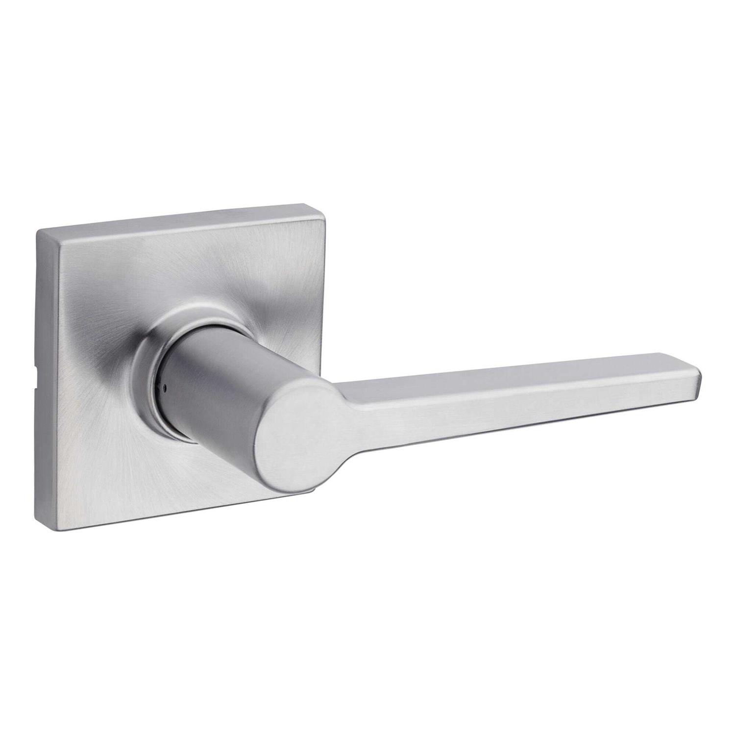 Kwikset SL1000DALSQT Safelock Daylon Passage Door Lever Set with Square Rose - Zenithce