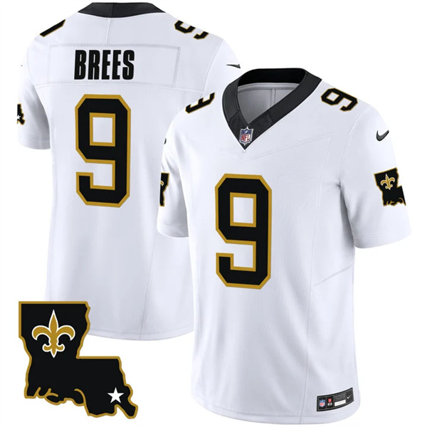 New Orleans Saints #9 Drew Brees White 2023 F.U.S.E. 1987 Legacy Vapor Stitched Jersey - Zenithce