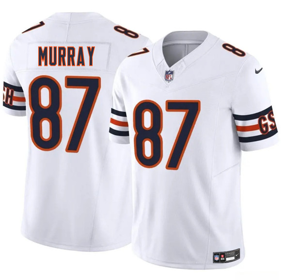 Chicago Bears #87 Jordan Murray White 2025 F.U.S.E. Vapor Stitched Jersey - Zenithce