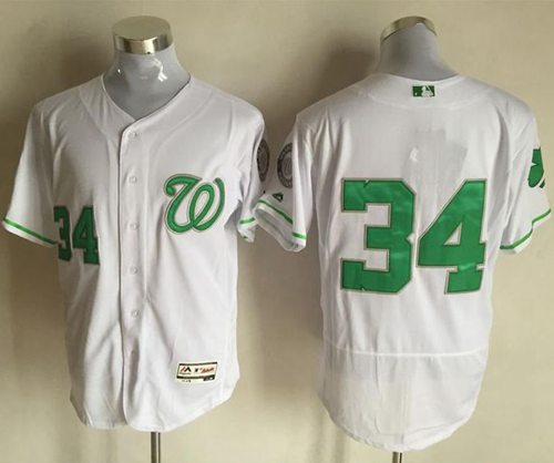 Nationals #34 Bryce Harper White Celtic Flexbase Authentic Collection Stitched Jersey - Zenithce
