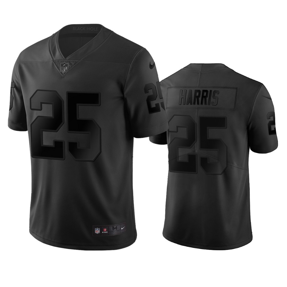Raiders #25 Erik Harris Black Vapor City Edition Limited Stitched Jersey - Zenithce
