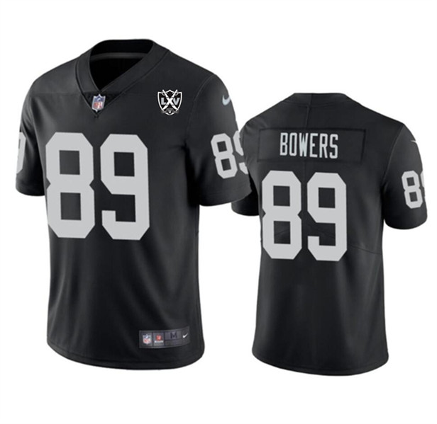 Las Vegas Raiders #89 Brock Bowers Black 2024 65th Anniversary Patch Vapor Limited Stitched Jersey - Zenithce