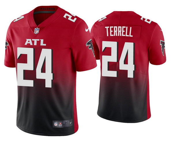 Atlanta Falcons #24 A.J. Terrell 2020 Red Vapor Untouchable Limited Stitched Jersey - Zenithce