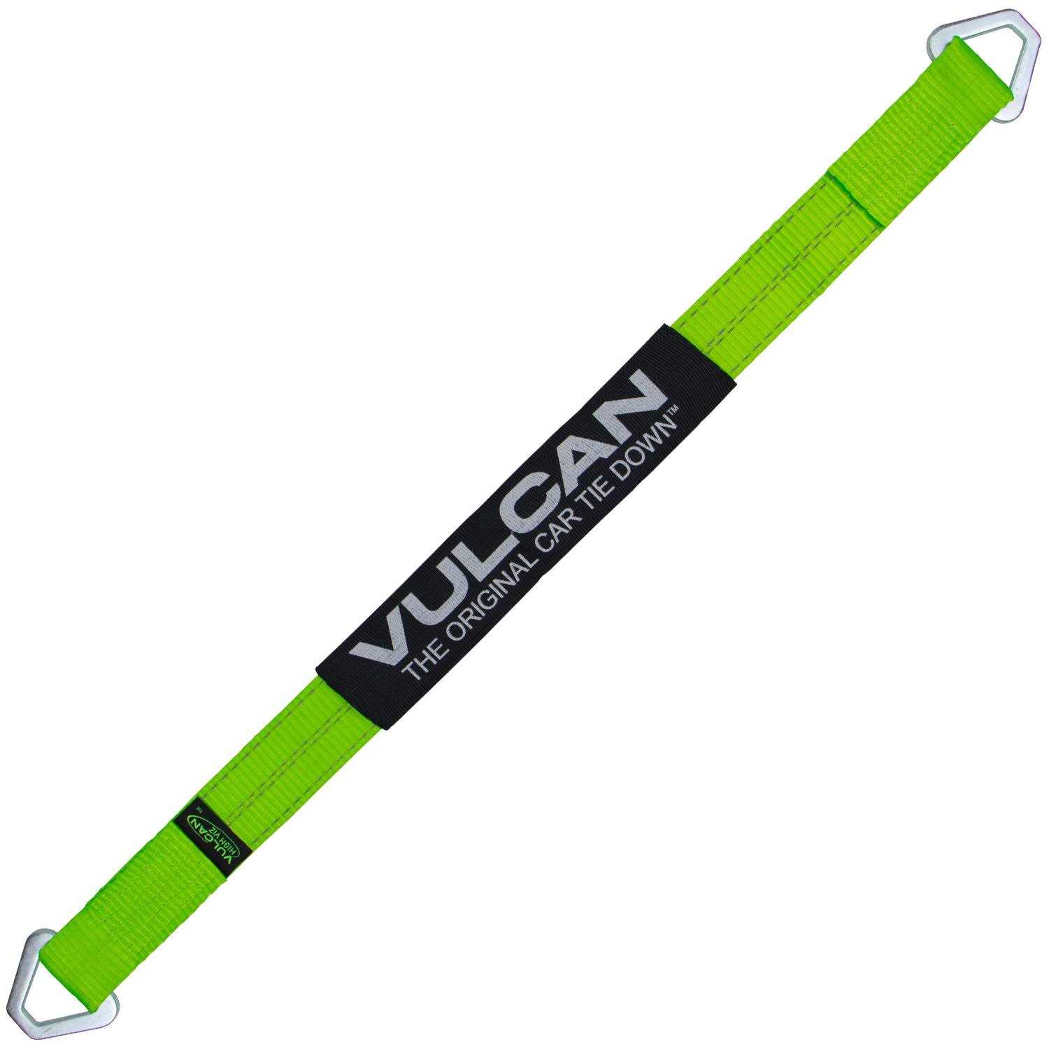 VULCAN Car Tie Down Axle Strap with Wear Pad 2 Inch x - Zenithce