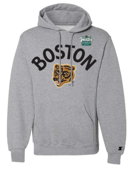 Boston Bruins Gray Winter Classic Starter Pullover Hoodie - Zenithce