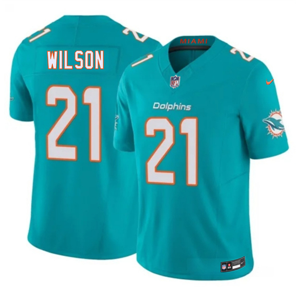 Miami Dolphins #21 Marco Wilson Aqua 2026 F.U.S.E. Vapor Limited Stitched Jersey - Zenithce