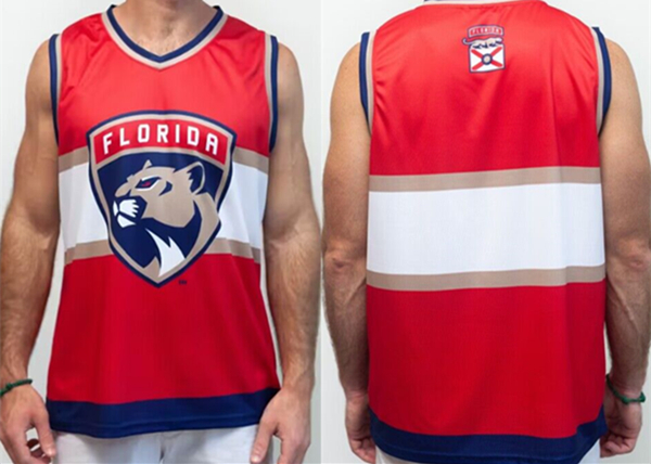 Florida Panthers Red Tank Jersey - Zenithce
