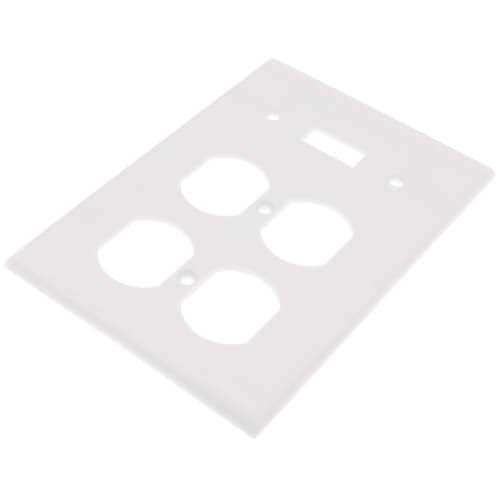 Leviton White 20-Amp Commercial Duplex Receptacle Outlet CBR20-00W - Zenithce