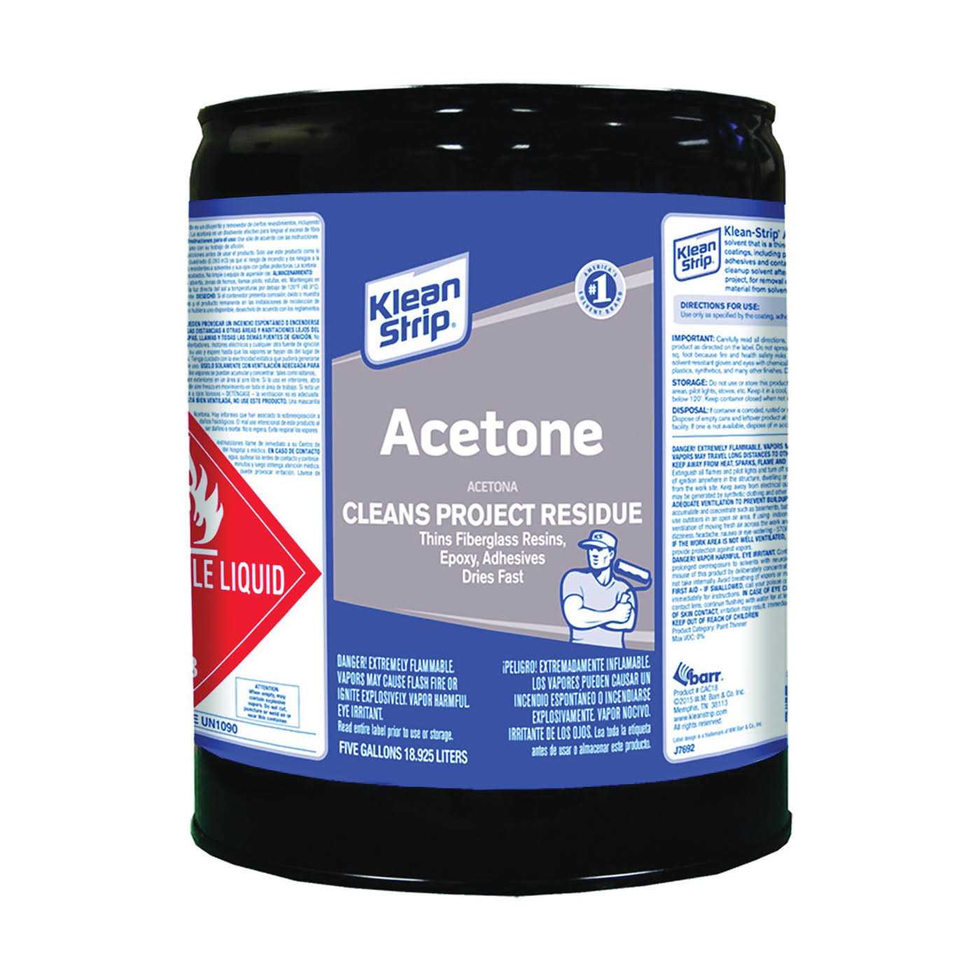 Klean Strip Acetone - Zenithce
