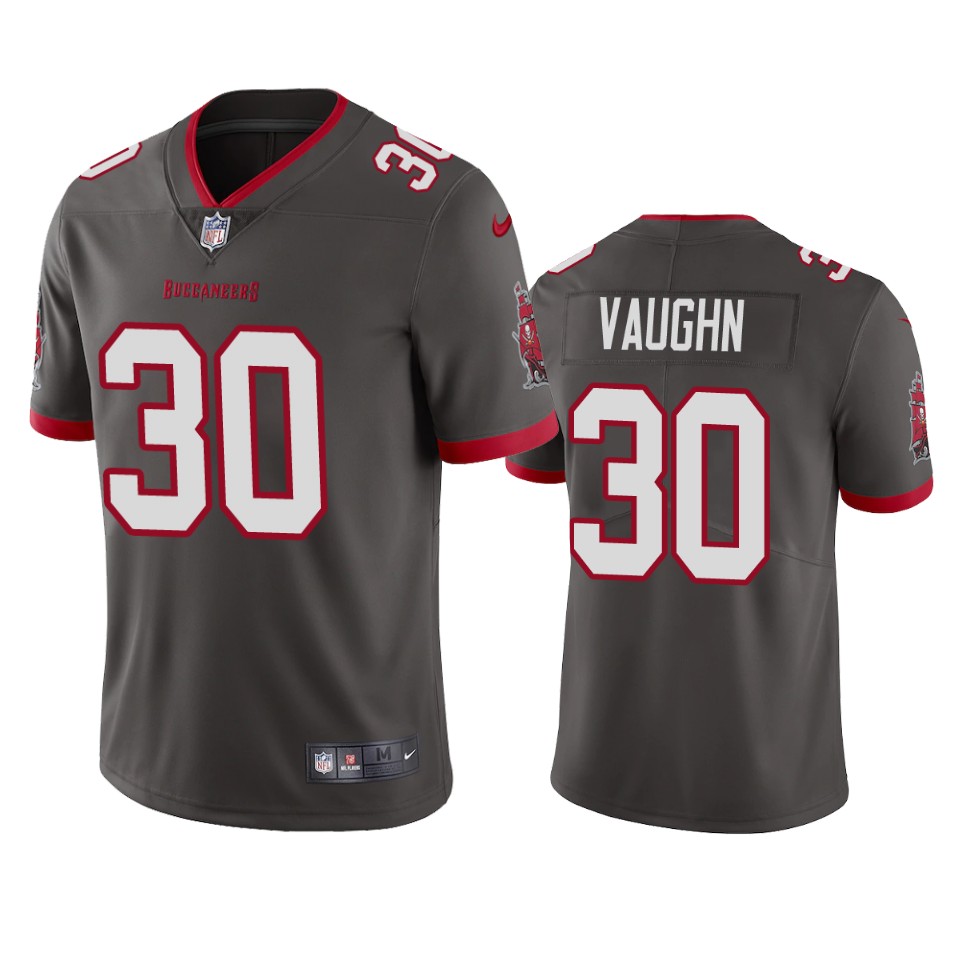 Tampa Bay Buccaneers #30 Ke'Shawn Vaughn New Grey Vapor Untouchable Limited Stitched Jersey - Zenithce