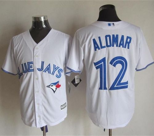 Blue Jays #12 Roberto Alomar White New Cool Base Stitched Jersey - Zenithce