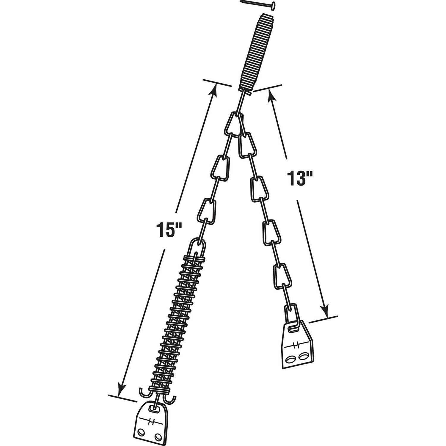 Prime-Line Storm Door Chain and Spring - Zenithce