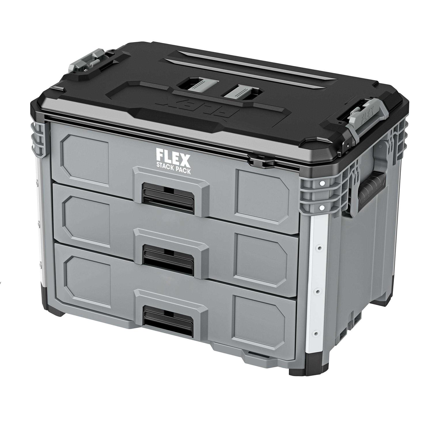 Flex Stack Pack 3 in 1 Tool Box Kit, 22-1/16L x 19-5/16W x 35-1/8H - Zenithce