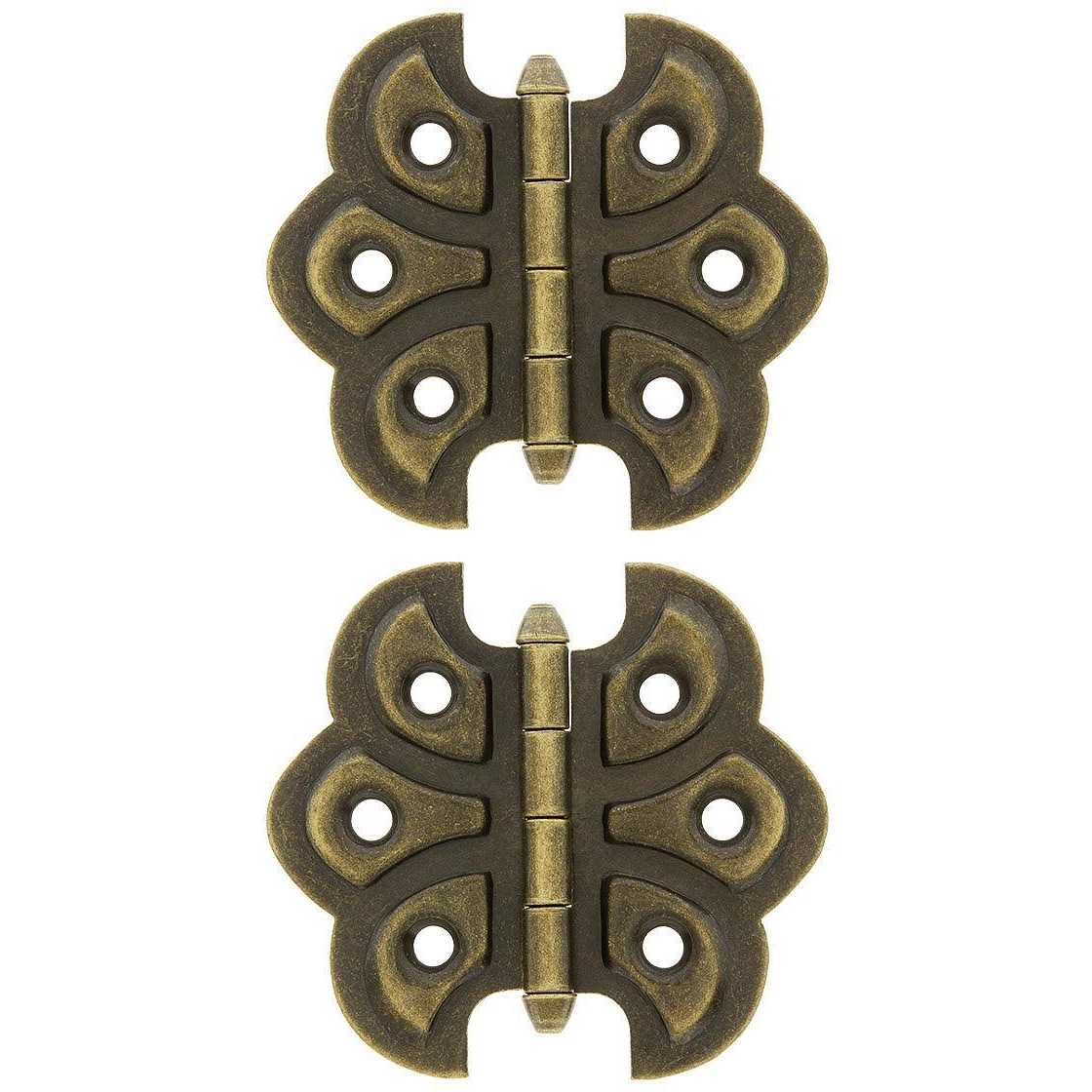 Restorers Classic Surface Cabinet Lock ~ Antique Brass Finish - Zenithce