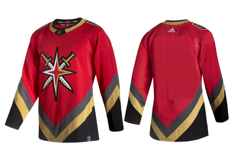 Vegas Golden Knights Red Stitched Jersey - Zenithce