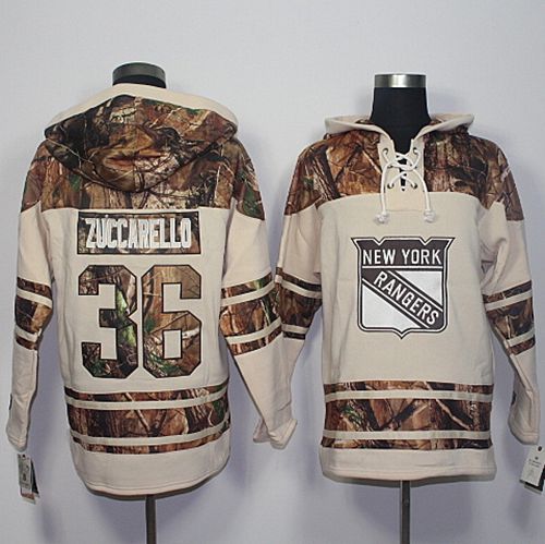 Rangers #36 Mats Zuccarello Cream Camo Stitched Jersey - Zenithce