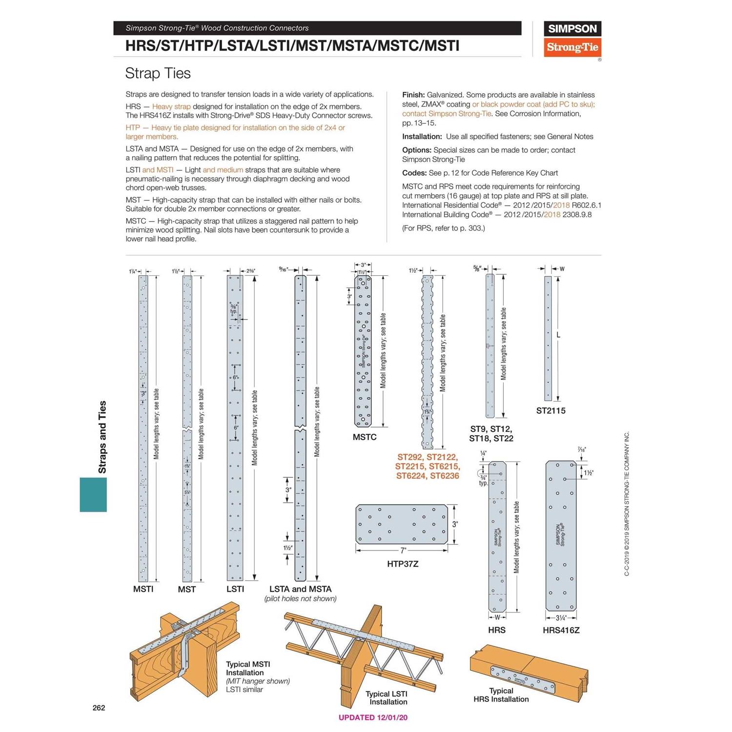 Simpson Strong-Tie HRS416Z Strap Zmax - Zenithce