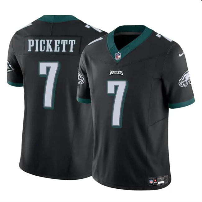 Philadelphia Eagles #7 Kenny Pickett Black 2023 F.U.S.E Vapor Untouchable Limited Stitched Jersey - Zenithce