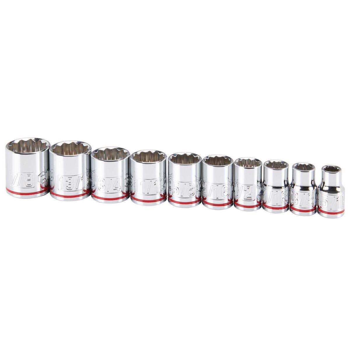 Quinn Drive Chrome Deep Socket Set - Zenithce