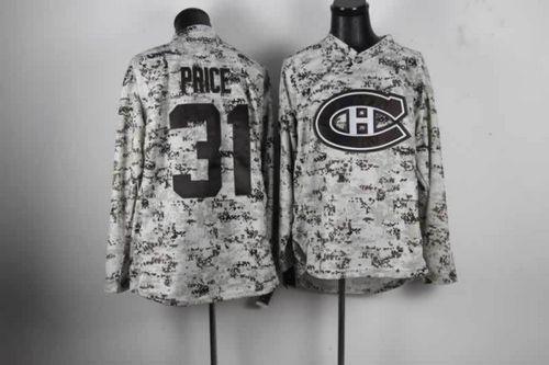 Canadiens #31 Carey Price Camo Stitched Jersey - Zenithce