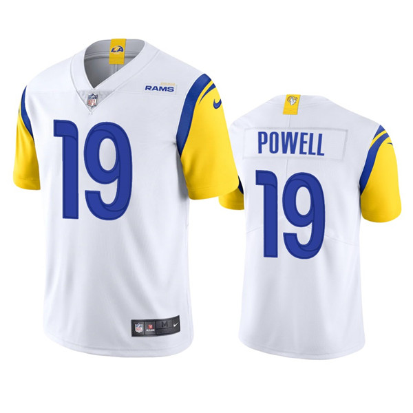 Los Angeles Rams #19 Brandon Powell White Vapor Untouchable Limited Stitched Football Jersey - Zenithce