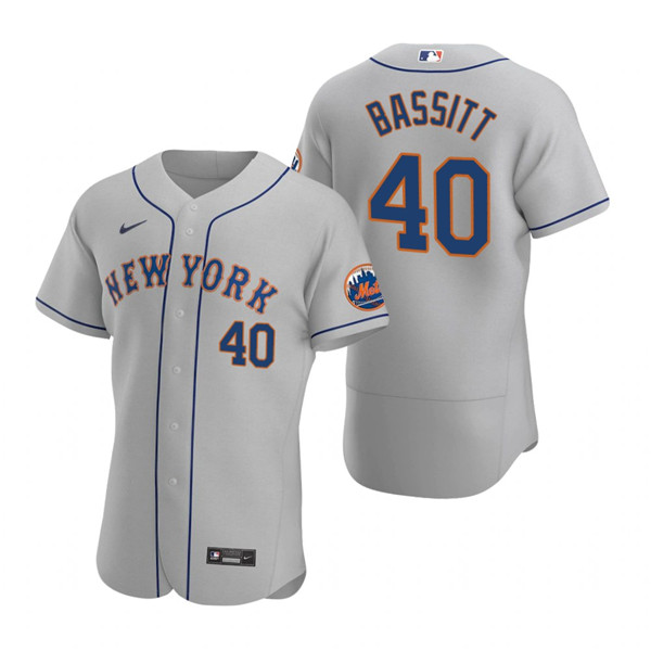 New York Mets #40 Chris Bassitt Grey Flex Base Stitched Jersey - Zenithce