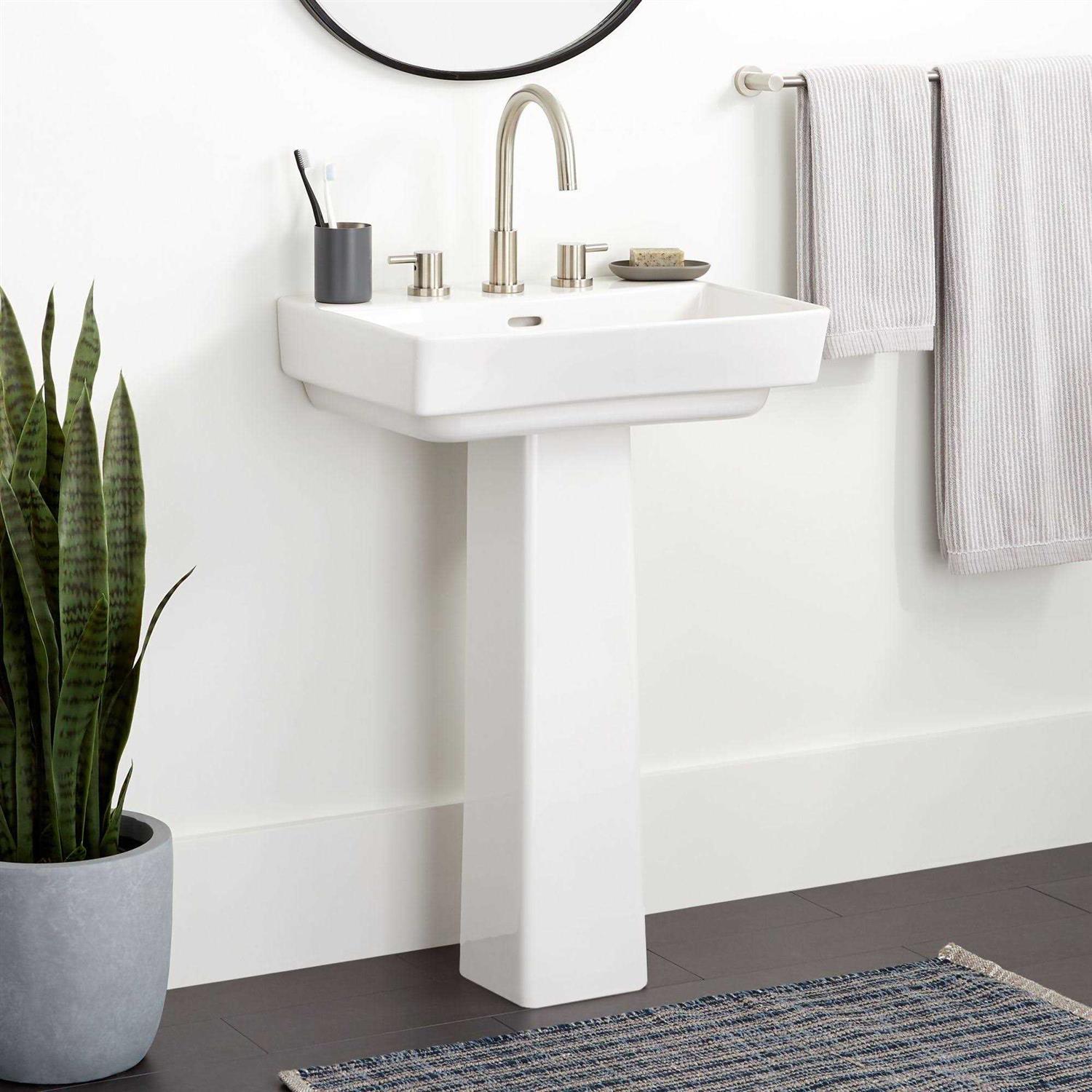 Signature Hardware Pendleton 1.2 GPM Widespread Bathroom Faucet with Pop-Up Drain Assembly - Zenithce