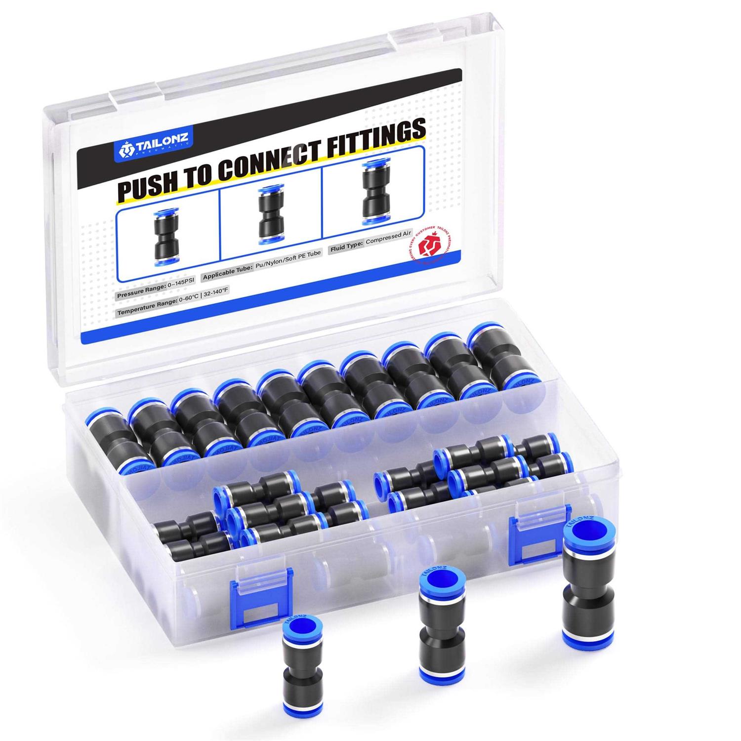 TAILONZ PNEUMATIC 1/4NPT Solenoid Valve 12V/24V/110V Single Coil Pilot-Operated Electric 2 Position 5 Way Connection Type 4V210-08 - Zenithce