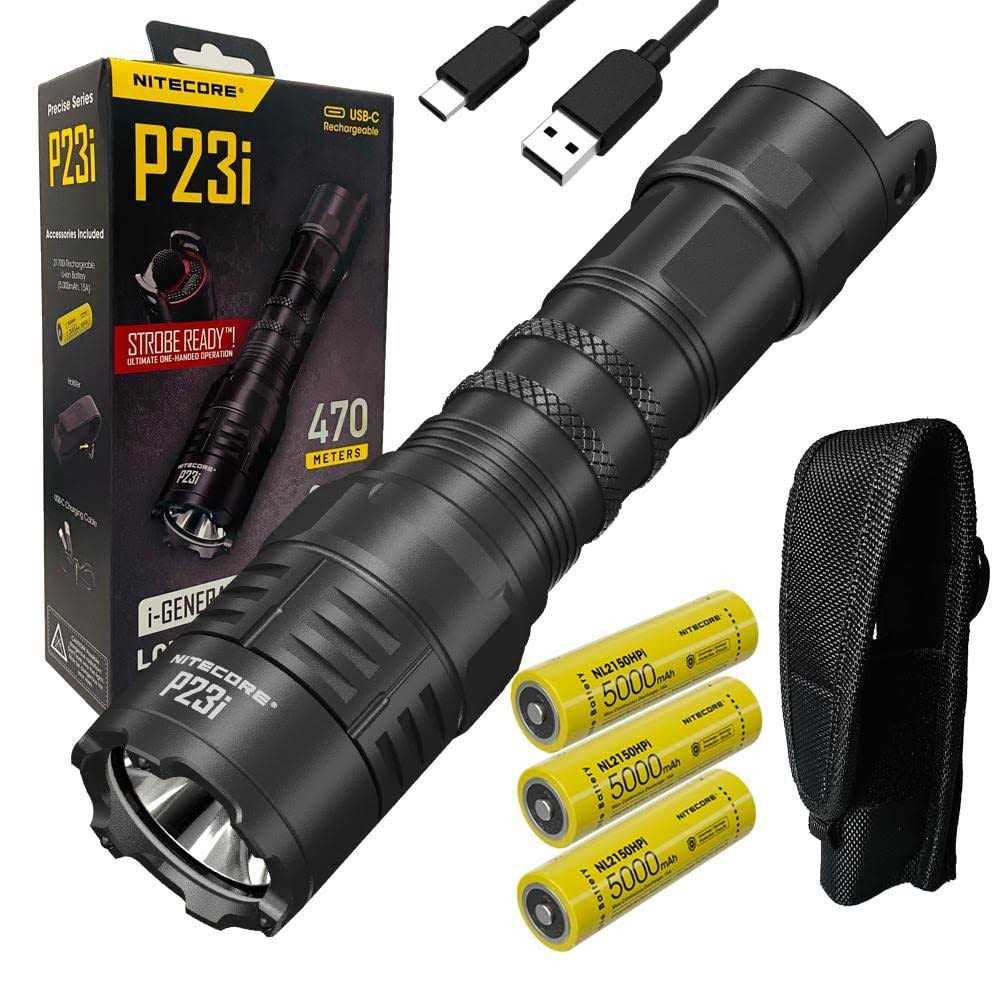 Nitecore P23i 3000 Rechargeable Flashlight - Zenithce