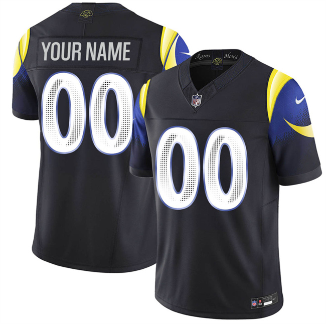 Los Angeles Rams Custom Midnight Blue 2025 F.U.S.E. “Rivalries” Vapor Limited Stitched Jersey - Zenithce