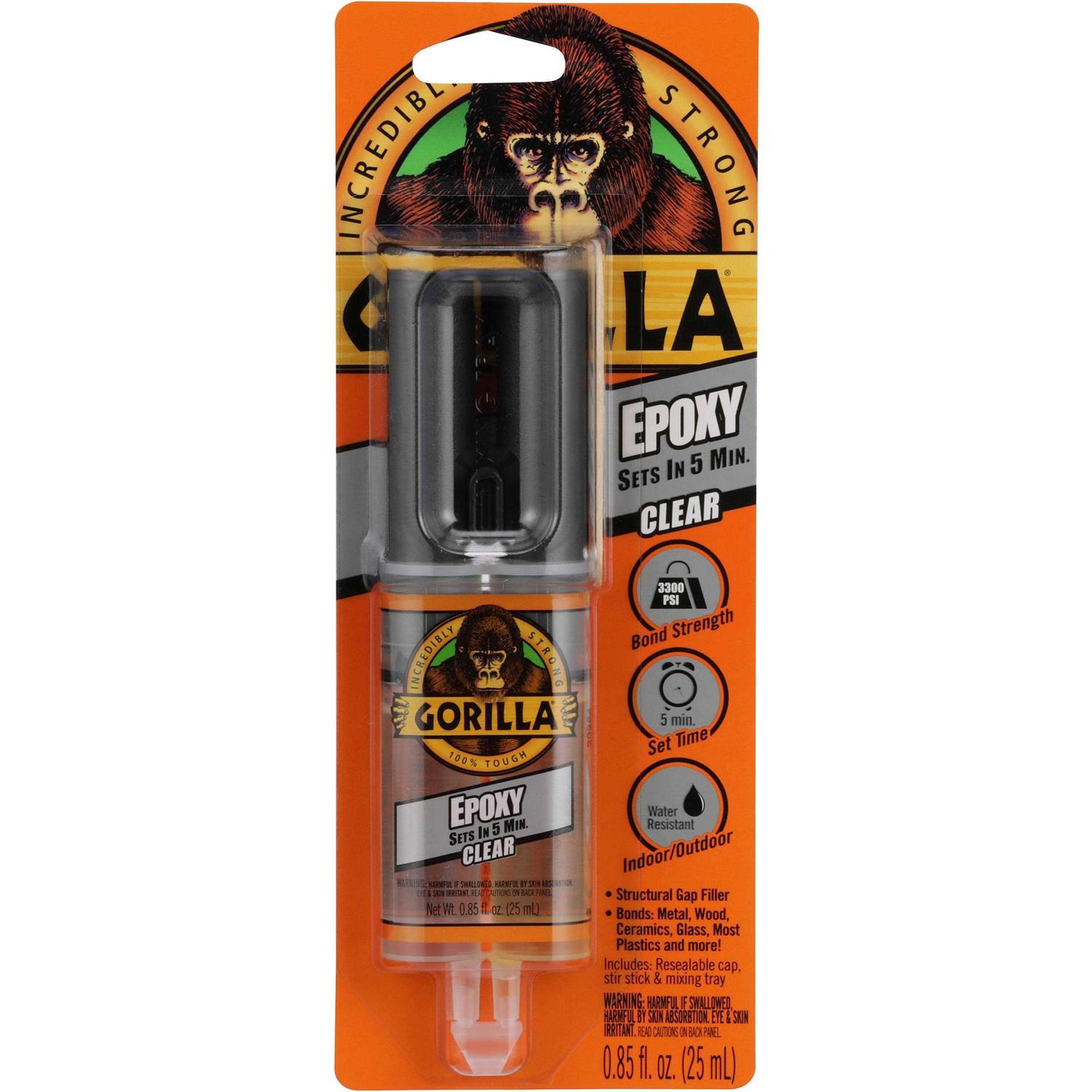 Gorilla Dries Clear Wood Glue 4 oz - Zenithce