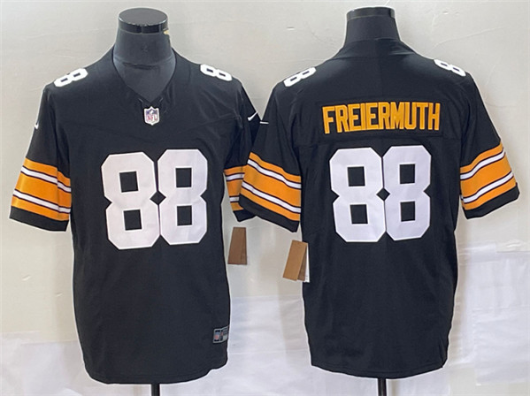 Pittsburgh Steelers #88 Pat Freiermuth Black 2023 F.U.S.E. Vapor Limited Stitched Jersey - Zenithce