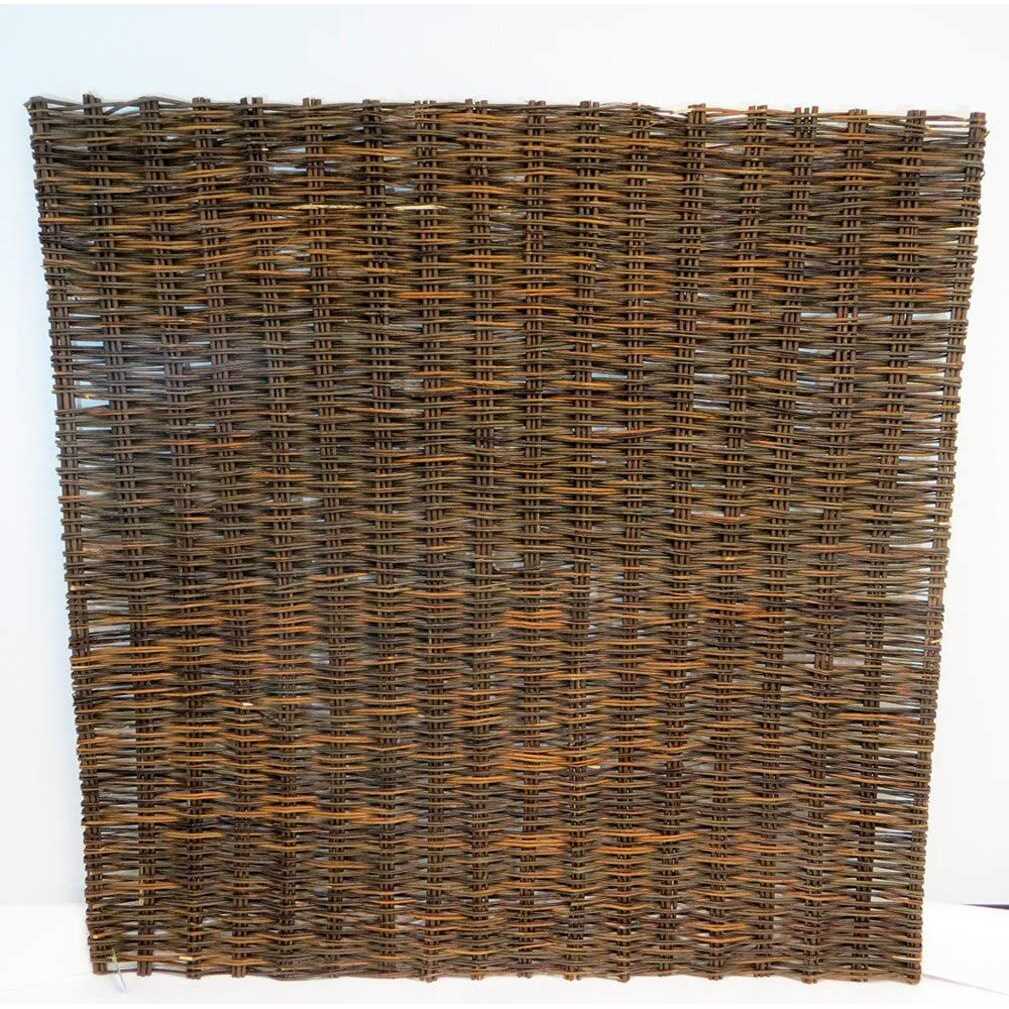 Woven Hurdle Wood Fence Panel MGP - Zenithce