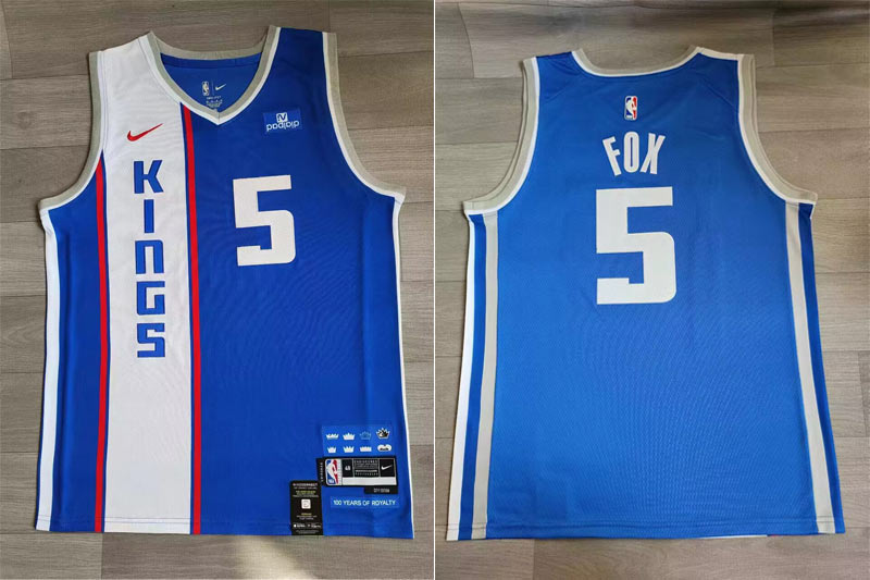 Kings-5-De'Aaron-Fox-Blue-Nike-2023-24-City-Edition-Swingman-Jersey - Zenithce