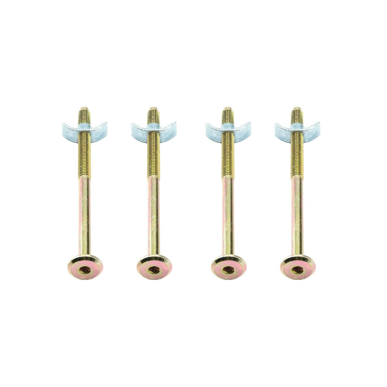 M6 Long Rod Nut Hex Coupling Nut Straight Fitting Hex Rod Threaded Bar Rod Studding Hex Zinc Plated 10pcs - Zenithce