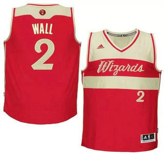 Washington Wizards #2 John Wall Revolution 30 Swingman 2015 Christmas Day Red Jersey - Zenithce