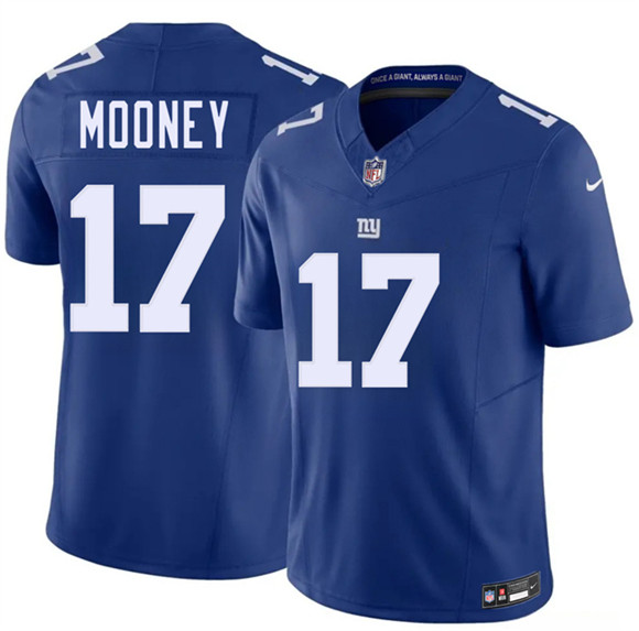 New York Giants #17 Darnell Mooney Blue 2026 F.U.S.E. Vapor Untouchable Limited Stitched Jersey - Zenithce