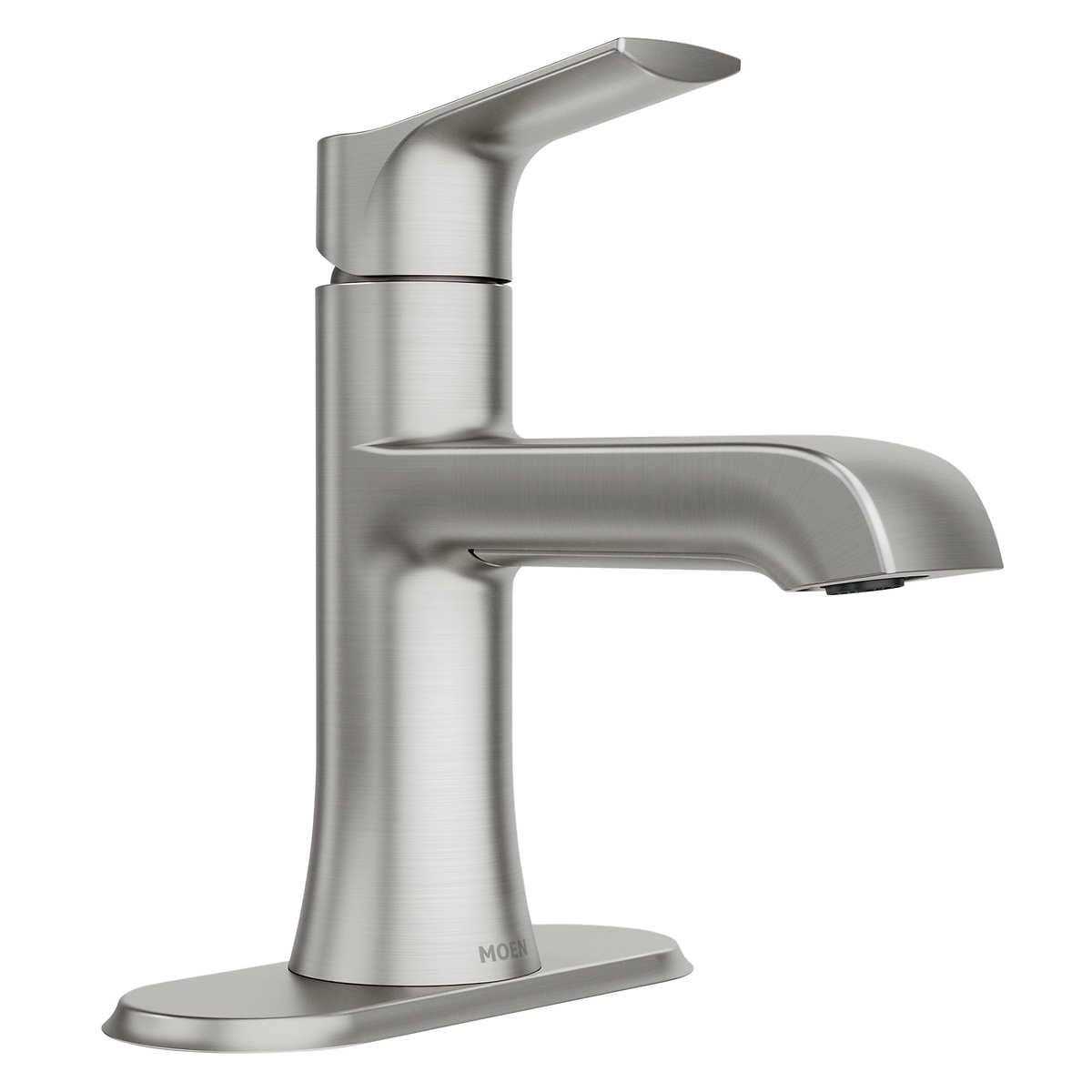 Moen Lindor Matte Black 2-Handle Widespread Bathroom Faucet - Zenithce