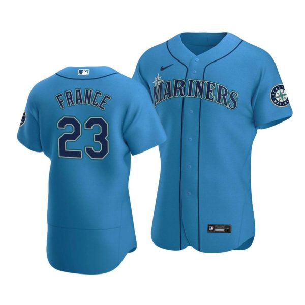 Seattle Mariners #23 Ty France Royal Flex Base Stitched Jersey - Zenithce