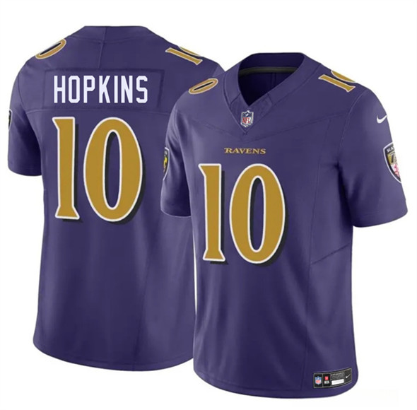 Baltimore Ravens #10 DeAndre Hopkins Purple 2025 F.U.S.E. Vapor Limited Jersey - Zenithce