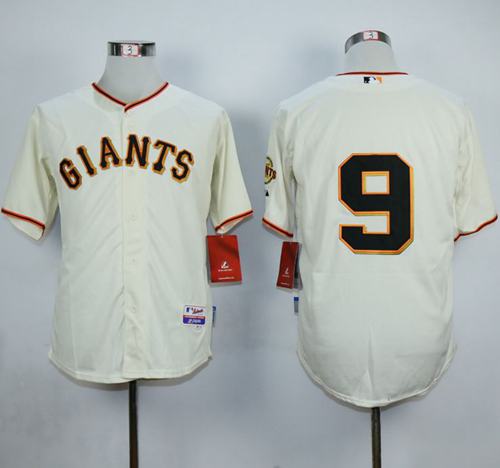 Giants #9 Matt Williams Cream Cool Base Stitched Jerseys - Zenithce