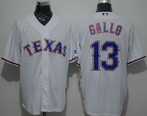 Rangers #13 Joey Gallo White New Cool Base Stitched Jersey - Zenithce