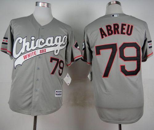 White Sox #79 Jose Abreu Grey New Cool Base Stitched Jersey - Zenithce