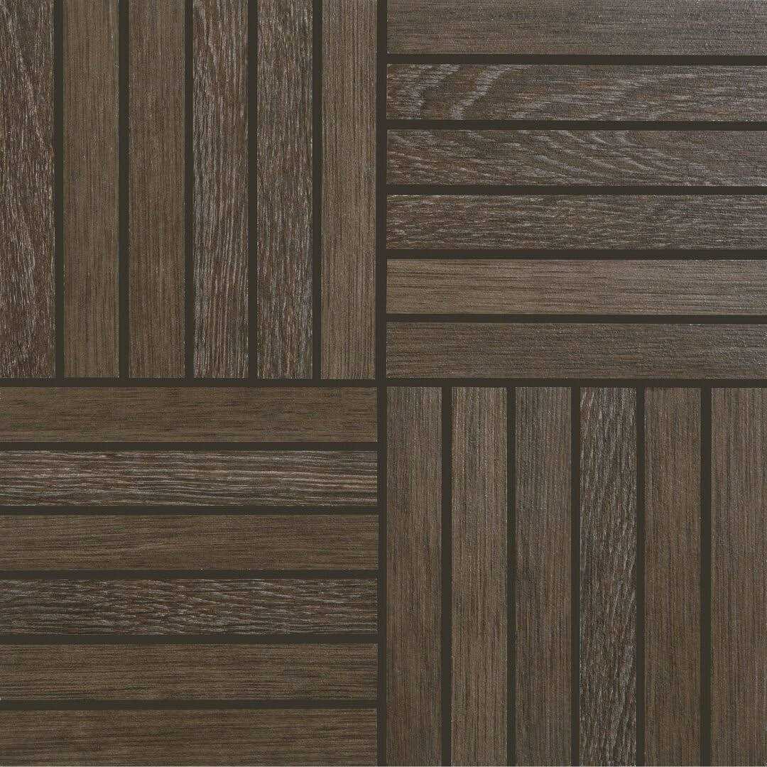 Harmony Grove 1 x 6 Porcelain Wood Look Mosaic Wall & Floor Tile PIXL - Zenithce