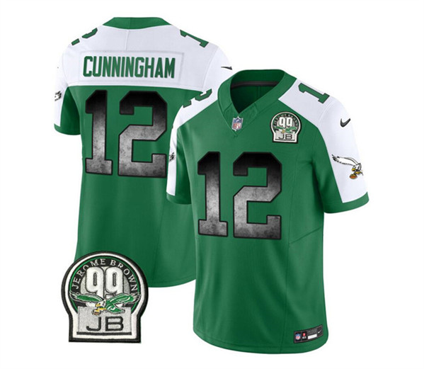 Philadelphia Eagles #12 Randall Cunningham Green White 2023 F.U.S.E. Throwback Vapor Untouchable Limited Stitched Jersey - Zenithce