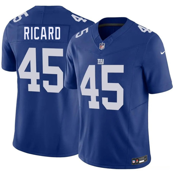 New York Giants #45 Patrick Ricard Blue 2026 F.U.S.E. Vapor Untouchable Limited Stitched Jersey - Zenithce
