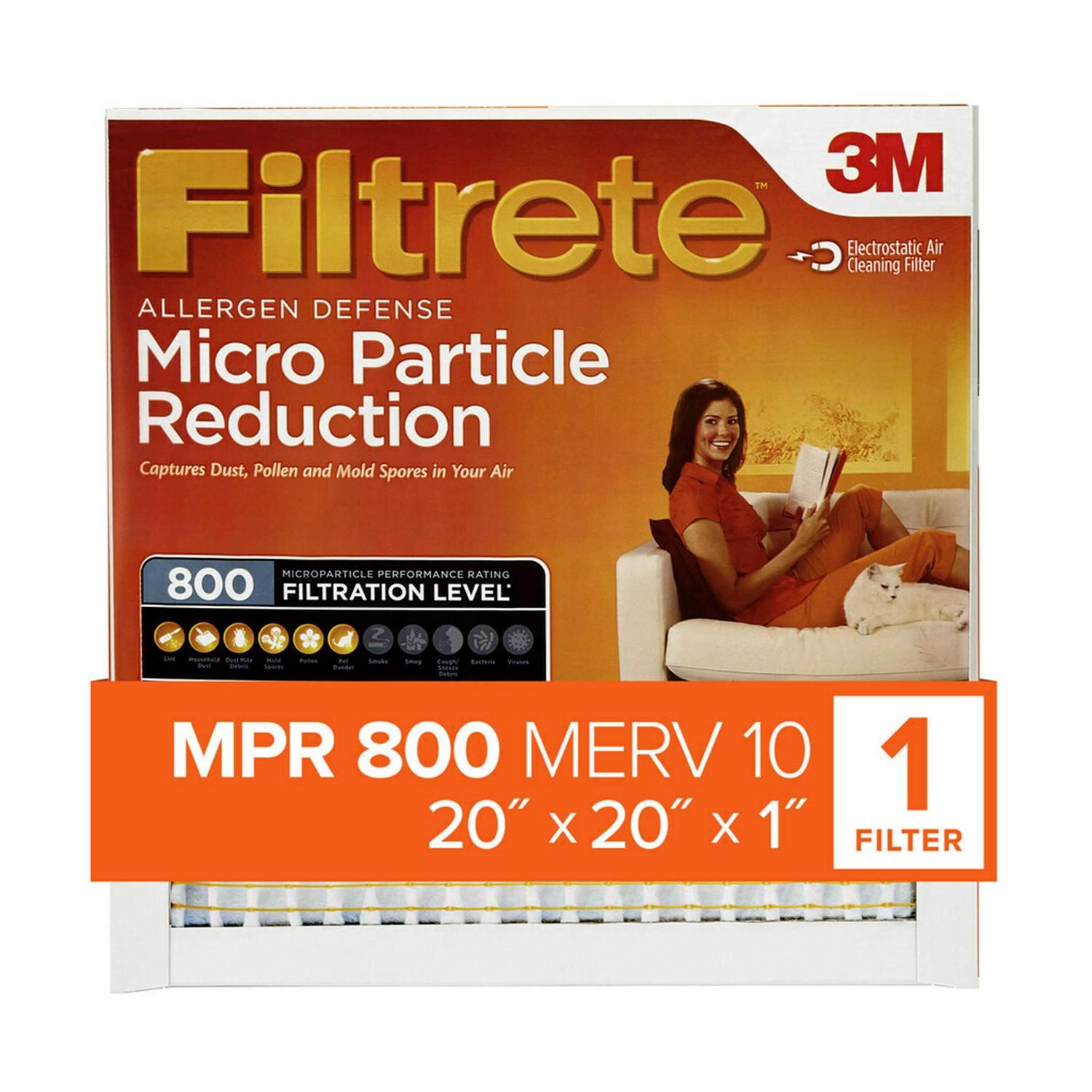 Filtrete Allergen Defense Micro Particle Reduction HVAC Furnace Air Filter - Zenithce