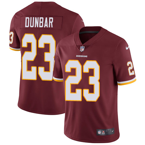 Washington Redskins #23 Quinton Dunbar Burgundy Red Vapor Untouchable Limited Stitched Jersey - Zenithce