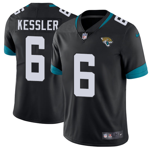 Jacksonville Jaguars #6 Cody Kessler Black Vapor Untouchable Limited Stitched Jersey - Zenithce